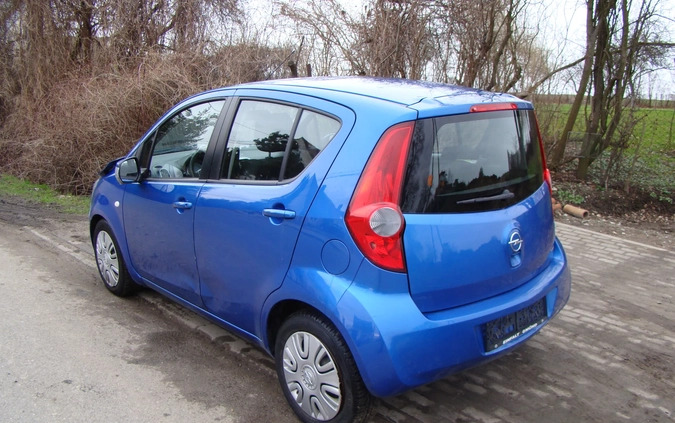Opel Agila cena 5900 przebieg: 65323, rok produkcji 2010 z Złotów małe 67
